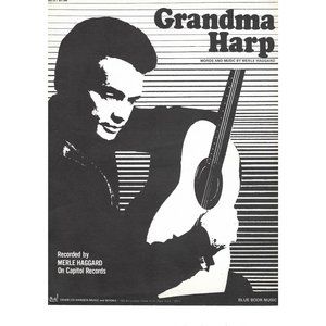 Grandma Harp Merle Haggard Sheet Music 1972 Blue Book Hansen Vocal Piano Guitar